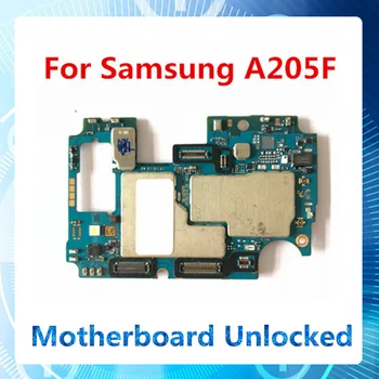 

Factory unlocked for Samsung Galaxy A20 A205F motherboard with chip original replaced A205F Official Android OS installed panel