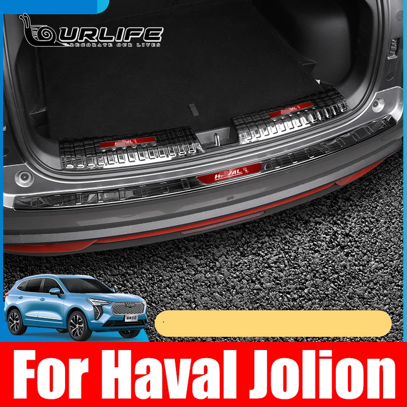 Für Haval Jolion 2021 2022 Auto Hinten Stoßstange Metall Abdeckung Schutz  Trim Auto Stamm Styling Dekoration Zubehör Auto-styling - AliExpress