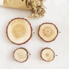 Bird Cage Accessories Pet Round Wooden Coin Jumping Platform Chew Toy for Parrot Parakeet Cockatiel Squirrel Hamster Totoro