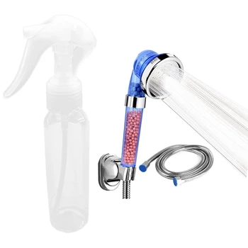 

120Ml Saplings Sprayer Watering Can Office Pouring Vase Spray Bottle & Shower Hand Shower with Flexible 1.5M Showerhead