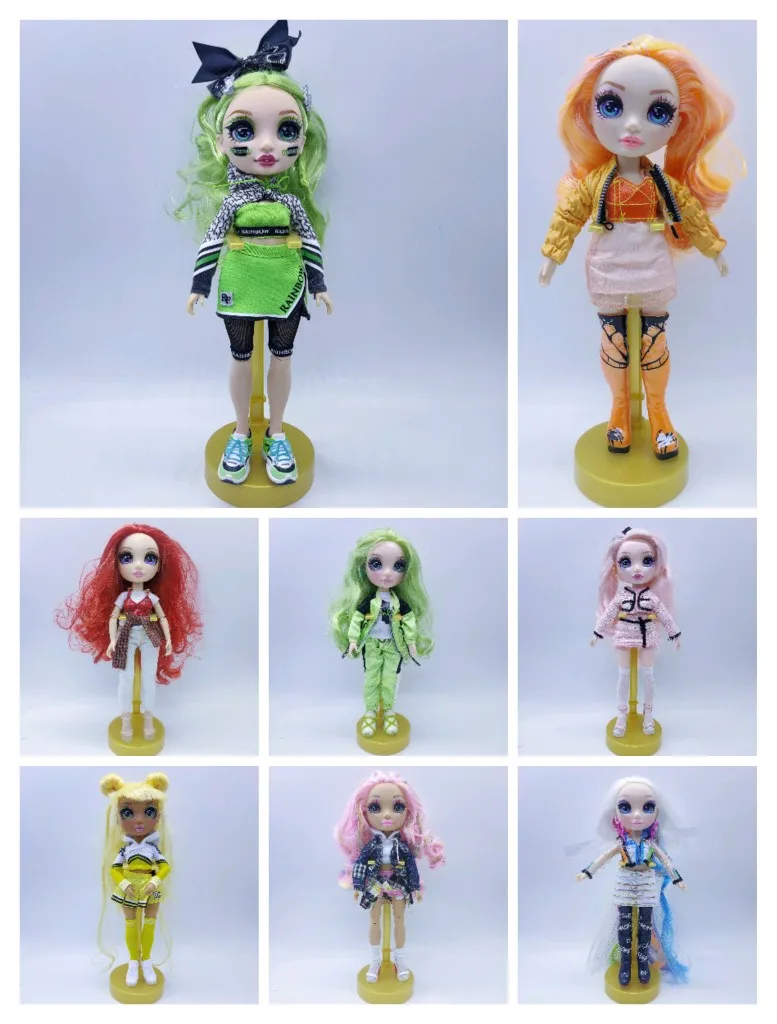 Nova sem poopsie irmã mais velha edição limitada surpresa arco-íris high school moda cabelo boneca bella série 11 Polegada fantoches