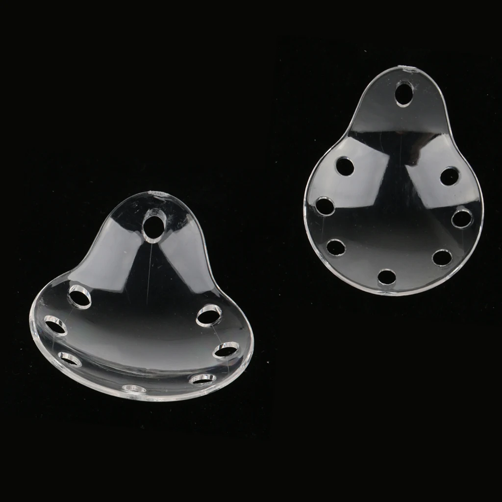 

2PCS 8 Holes Eye Mask for Lazy Eye Orthoptic With Many Holes - Round-shaped Eye / Wound Shield for Adults Kids