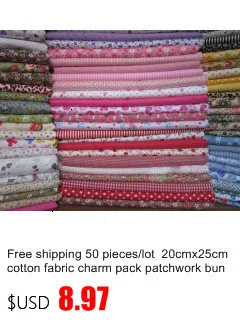 Booksew 5x50 см желе ролл полоски из хлопка с принтом цветов 6-9 шт./лот Telas DIY Лоскутная Ткань Лоскутное шитье материал