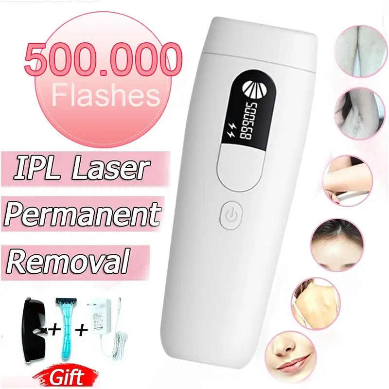 

Laser Hair Removal Machine Laser Hair Epilator Hair Removal Device Laser Epilator Professional Fashion 500000 Times 24W