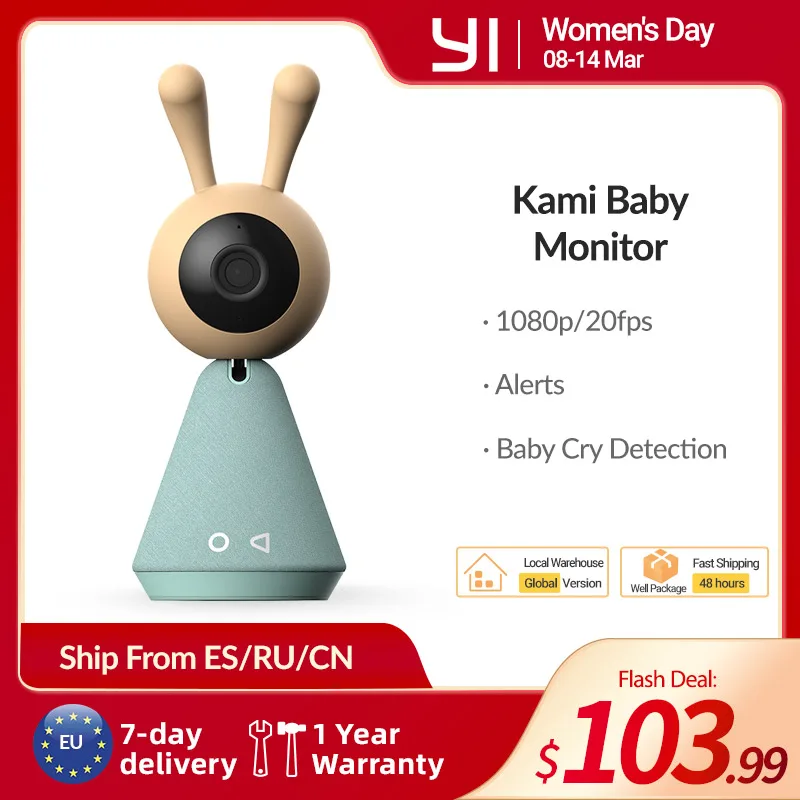 Baby Monitor Kami Wireless Security Camera Humidity Temperature Monitoring Baby Cry Alarm Nany Monitor Ip Camera Nightlight