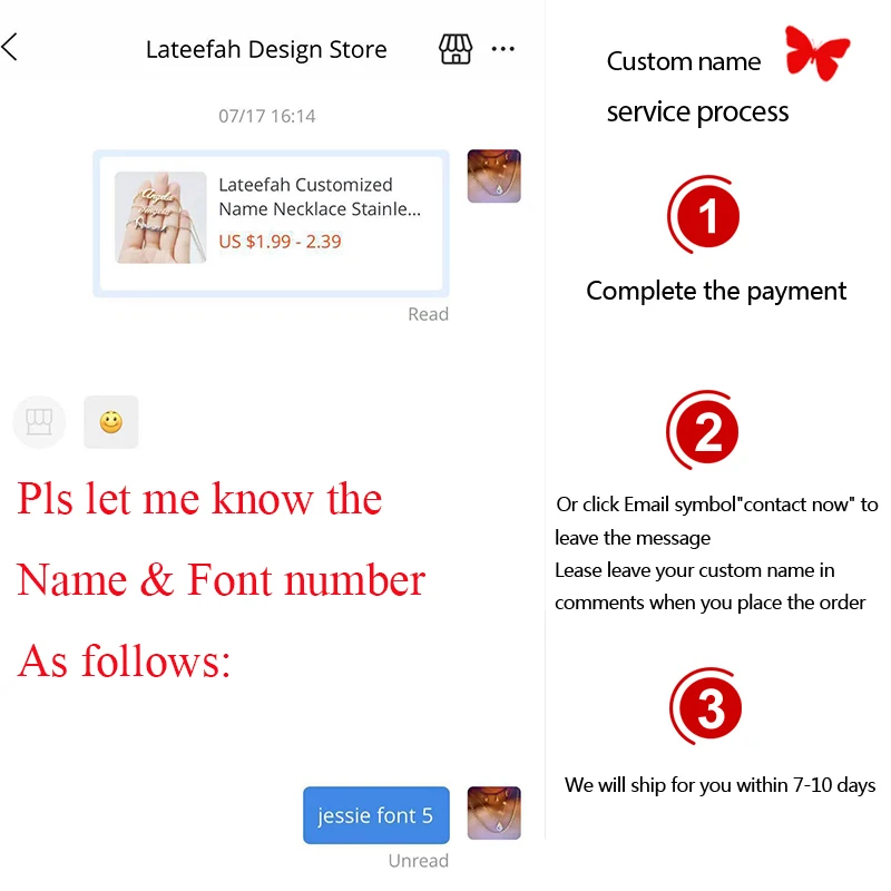 Lateefah Personality Letter Custom Name Fashion Necklace Tiny Dainty Heart Initial Necklaces Women Accessories Ladies Jewelry