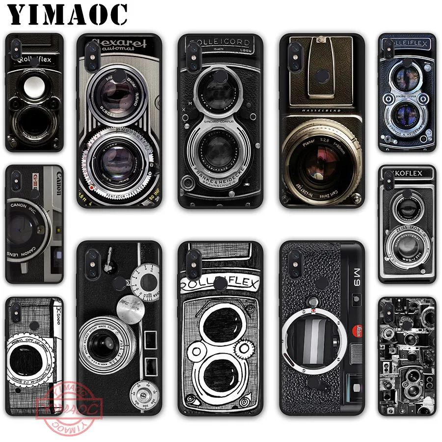Винтажный мягкий чехол YIMAOC для камеры Xiaomi Mi 9 8 SE 6 A1 A2 Lite F1 A3 9T Pro CC9 CC9E Max 3 | Мобильные
