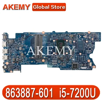 

863887-601 863887-001 863887-501 For HP envy X360 15-BK 15-W 15T-W M6-W laptop motherboard 448.06202.0021 I5-7200U CPU