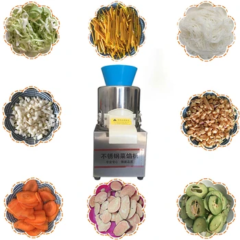 

Commercial Stainless Steel Vegetable Chopper Vegetable Cutter Vegetable Electric Fruit for Professional Use Grinding Machine