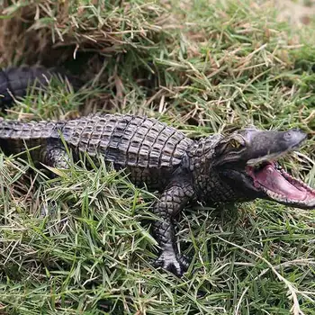 

New Solid Alligator Simulation Of Wild Animal Models Crocodile Realistic Plastic Toy Model High Quality Wholesale