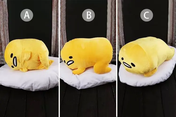 

Gudetama Lazy Egg King Gudetama Large Size Doll Pillow Lazy Egg Plush Toys Gift