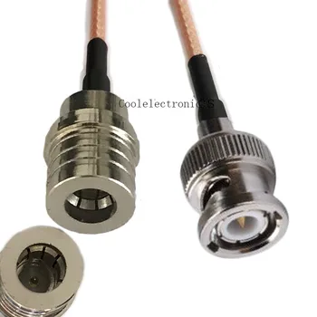 

10pcs RG316 Cable QMA Male Straight to BNC Male Connector RF Pigtail Cable 10cm 15cm 20cm 30cm 50cm 1m