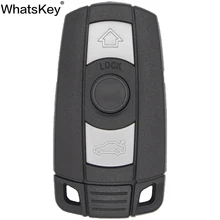 WhatsKey, высокое качество, 3 кнопки дистанционного управления, Автомобильный ключ, оболочка, Умный брелок, чехол для BMW 1 3 5 6 серии E91 E92 E60 E90