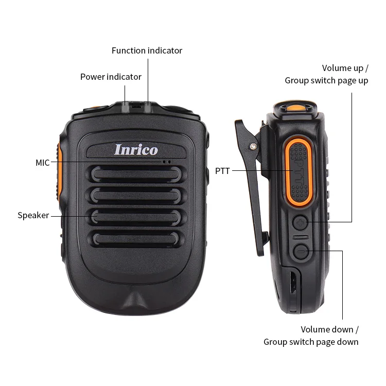 PTT, Walkie Talkie Android, Microfones Portáteis, Alto-falante Bluetooth
