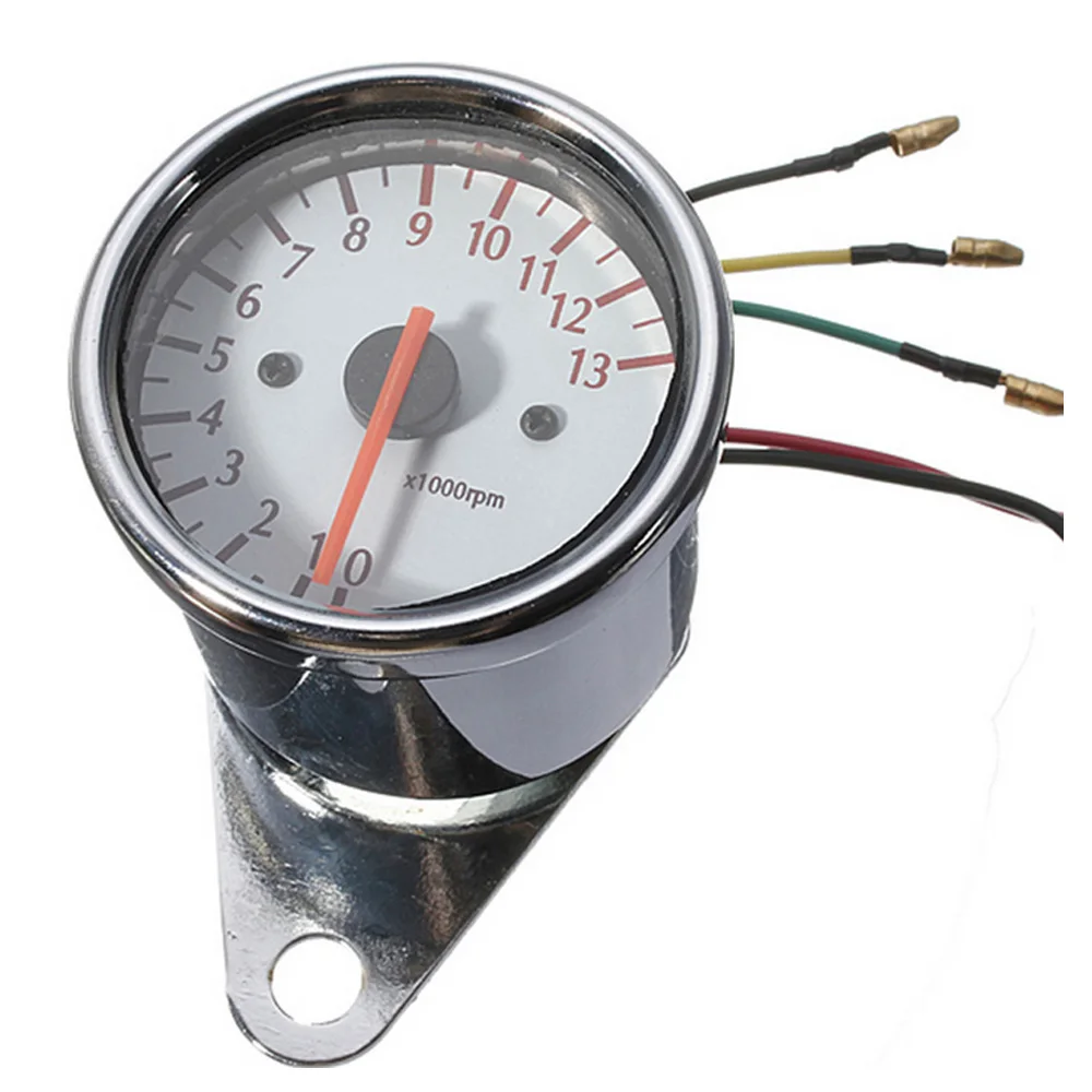 13000 об/мин Скутер Аналоговый тахометр датчик ночной свет для мотоцикла