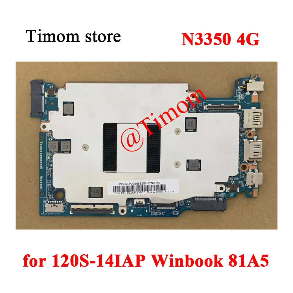 N3350 4G для 120S-14IAP Winbook 81A5 Lenovo Ideapad материнская плата для ноутбука 120S MB 5B20Q55394 5B20P23685