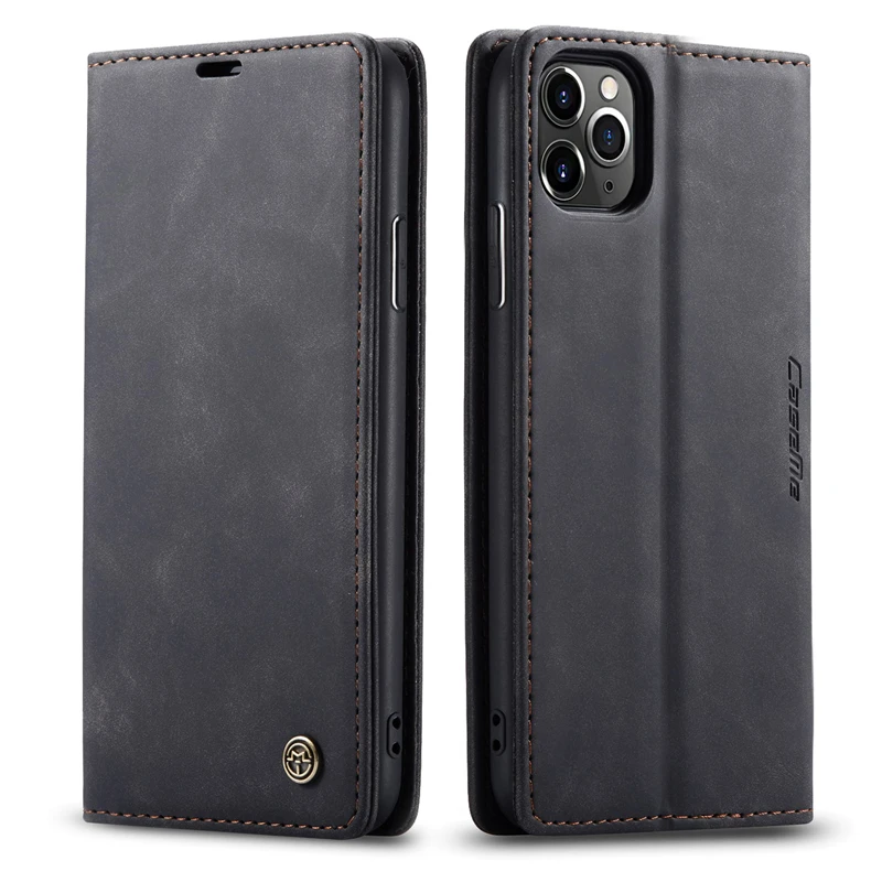 Магнитный чехол книжка для Apple iPhone 11 Pro 7 8 Plus 10 X XR XS Max кожаный из кожи|phone cases|wallet phone
