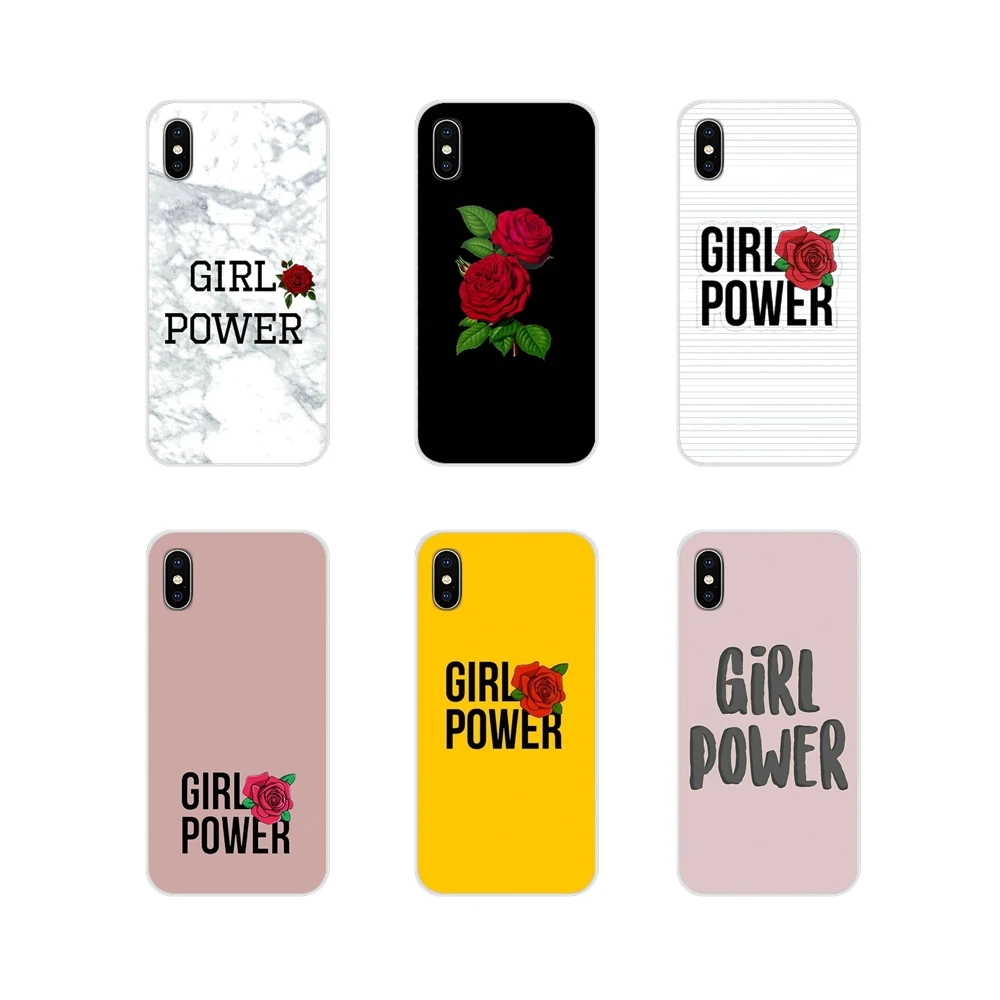 For Sony Xperia Z Z1 Z2 Z3 Z5 compact M2 M4 M5 E3 T3 XA Huawei Mate 7 8 Y3II Accessories Phone Cases Covers Red Rose Power Girl | Мобильные