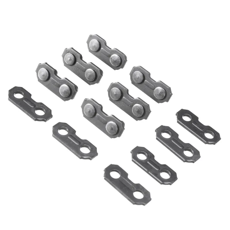 6Pcs Stainless Steel Chainsaw Chain Joiner Link Chain Joint For Home