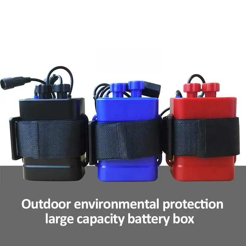 Scatola di immagazzinaggio della batteria impermeabile 6x18650 scatola di ricarica USB batteria da 12V scatola di custodia Powerbank fai-da-te per Smartphone a LED per bici - immagine 6