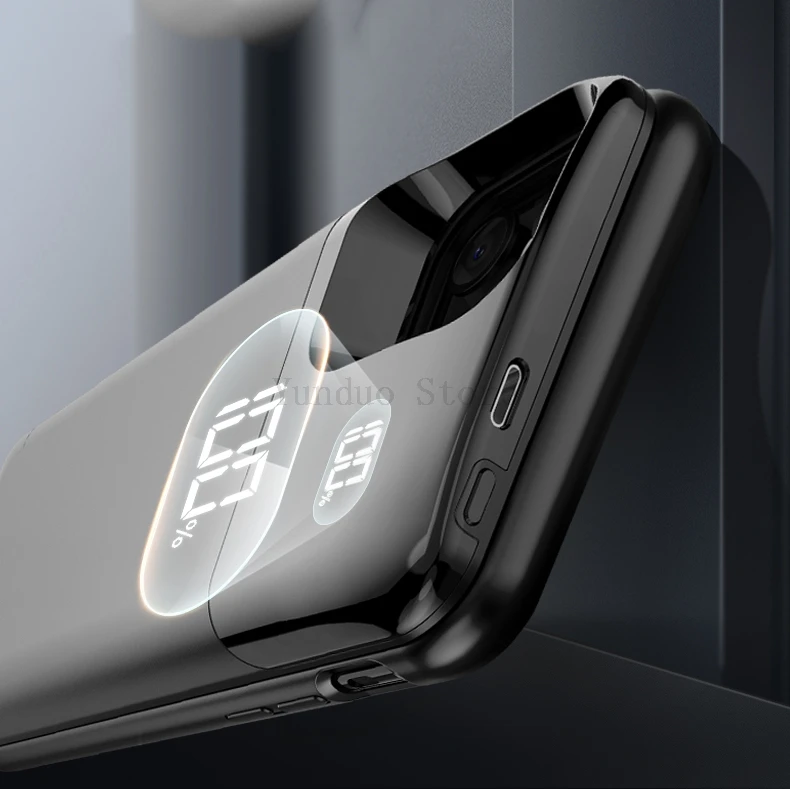 Магнитный чехол для iPhone 11 Pro Max, 5000 мА/ч, беспроводной зарядный внешний аккумулятор для iPhone X XS Max XR, чехол для зарядного устройства