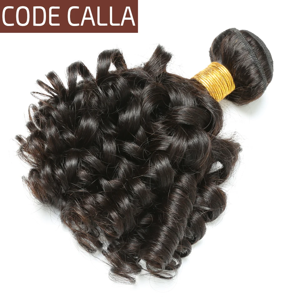 

Code Calla Bouncy Curly Hair Bundles 8-30 inch Brazilian 100% Remy Human Hair Extensions Weave Bundles For Women Free Shipping