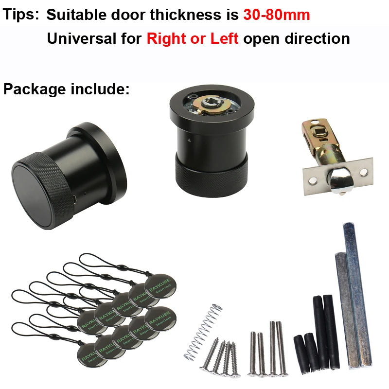 TT lock APP Bluetooth Knob Smart Lock Fingerprint Passcode Smart Card Unlock For Home / Hotel / Office