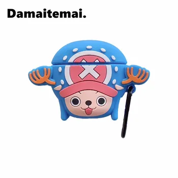 

For AirPod 1 2 Case 3D One Piece Tony Chopper Cute Soft Silicone Earphone Cases For Apple Airpods Case Protect Cover Funda