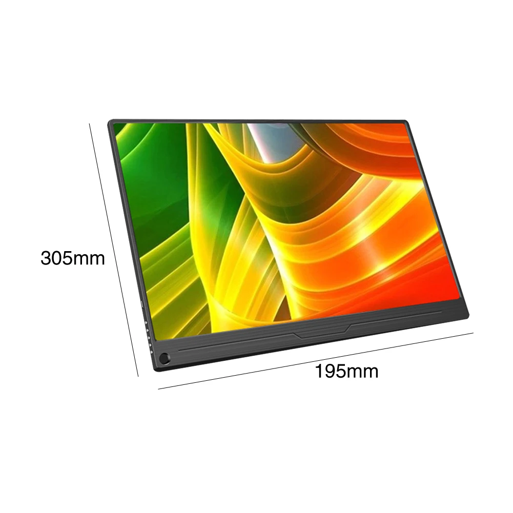 HS-133PC, тонкий ЖК-дисплей HD 1080 p, экран расширения 13,3, usb type C, HDMI для ноутбука, телефона, Xbox, переключатель PS4, ЖК-монитор для игр