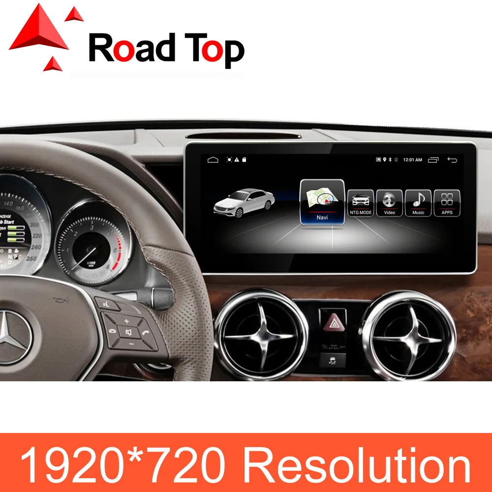 

1920*720 Resolution Android Screen for Mercedes Benz GLK X204 2013-2015, with GPS Navigation Radio Stereo Bluetooth Multimedia