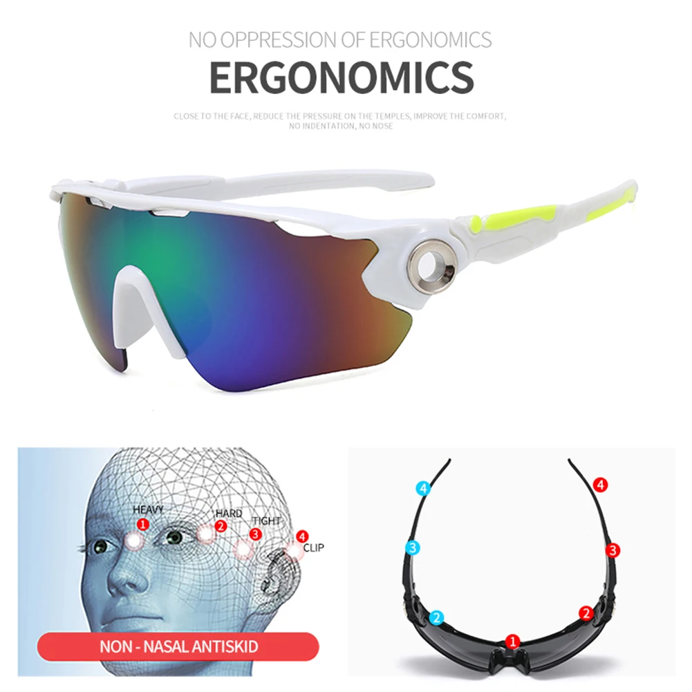 Lunettes De Soleil Polarisées Pour Hommes Et Femmes,cyclisme,vélo,Sport,2023[D141362571] - Achat - 9