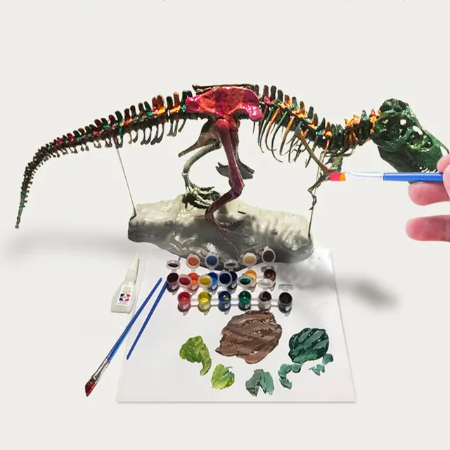 Simulation DIY 3D Dinosaur Model Skeleton Educational Dinosaurio Biology Biologia Interesting Toy For Children Gift Dinosaurios 6