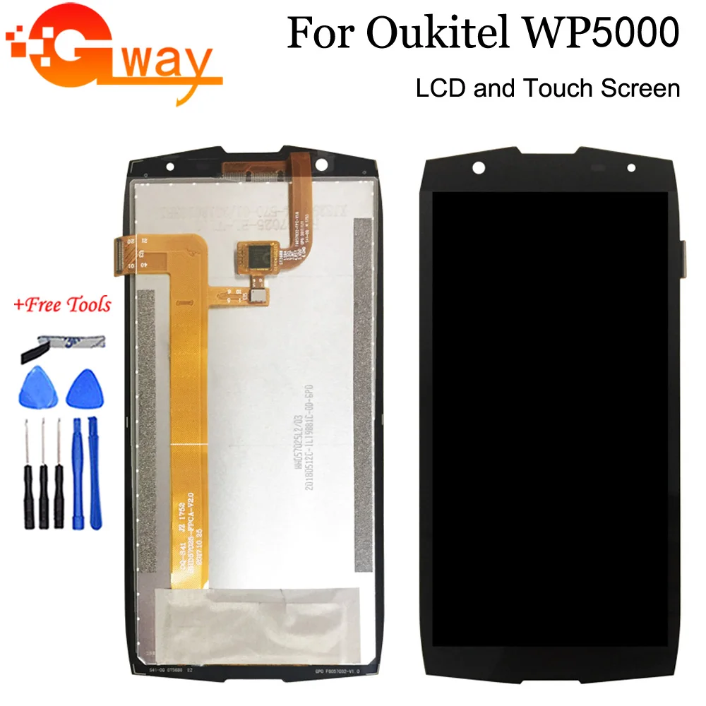 

FSTGWAY For Oukitel WP5000 LCD Display+Touch Screen 100% Tested Screen Digitizer Assembly Replacement Free shipping