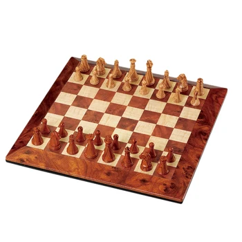 

High-end Magnetic Game Chess Imitation Wood Grain International Chess