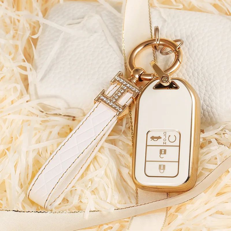 Cover chiate/telecomando per Honda Civic City Accord CRV XR-V odissea Vezel Jade Crider Fit portachiavi - H67471d932dfb4c0c8db71b66756aebfdZ