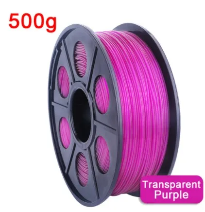 PETG Filament 0.5kg 1.75mm Tolerance 0.02mm FDM 3D Printer Material with Spool High Strength Non-toxic 100% No Bubble Filaments sunlu petg 1kg 1 75mm filament tolerance 0 02mm fdm 3d printer material low odour neat winding non toxic no bubble consumables