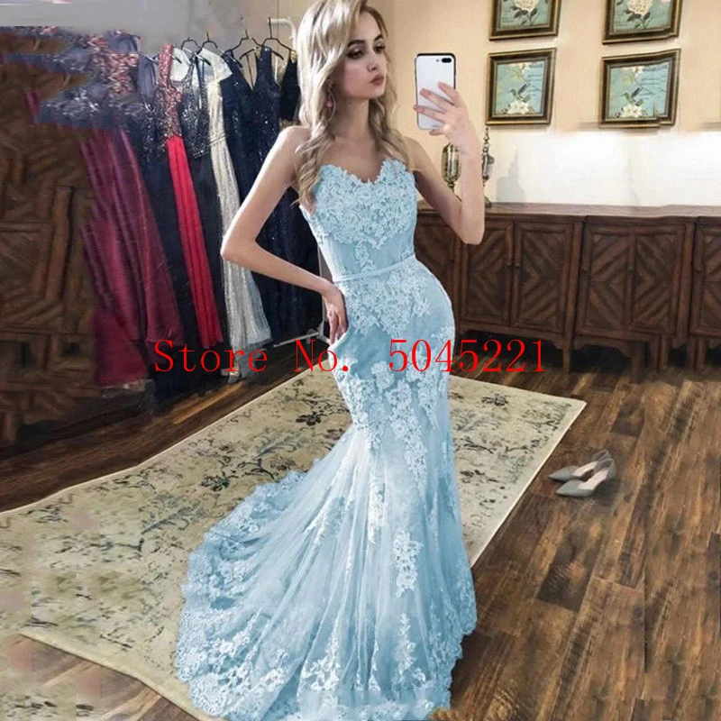 Light-Sky-Blue-Lace-Mermaid-Prom-Dresses-Spaghetti-Straps-Evening-Gown-Applique-Sweetheart-Neck-Long-Backless (3)