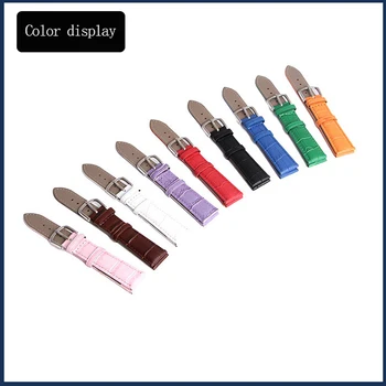 

ремешок для часо Hot Sale Conventional Leather Strap12mm 14mm16mm 18mm 20mm Multi Color Leather Strap Men's Strap Women's Strap