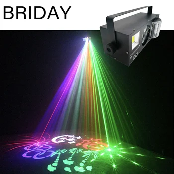 

LED Laser Strobe 4in1 DMX512 Stage Effect Lights Good For DJ Disco Birthday Party Wedding Decoration Clubs And Bar