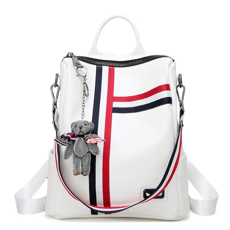 

Bags for Women 2019 New Retro Fashion Zipper Ladies Backpack PU Leather High Quality School Bag Shoulder Bag for Youth Bags