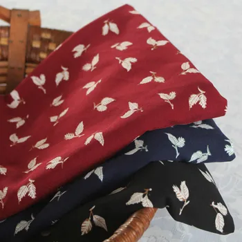 

Printed Chiffon Fabric Floral Leaf Dress Fabric Summer Fresh Chiffon Clothing Fabric