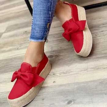 

2020 New High Heel Lady Casual Black / Red Women Sneakers Leisure Platform Breathable Shoes Height Increase Shoes