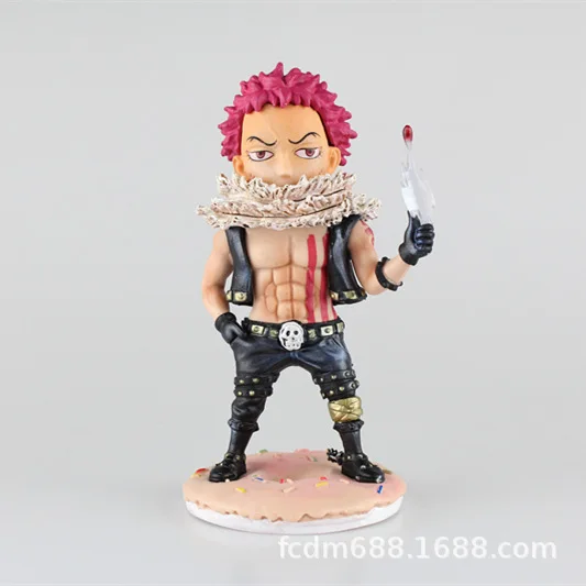 

Japanese-style Anime One Piece Garage Kit Charlotte Kata Library Chestnut Doll Decoration Luffy Doll Prize Figure Customizable
