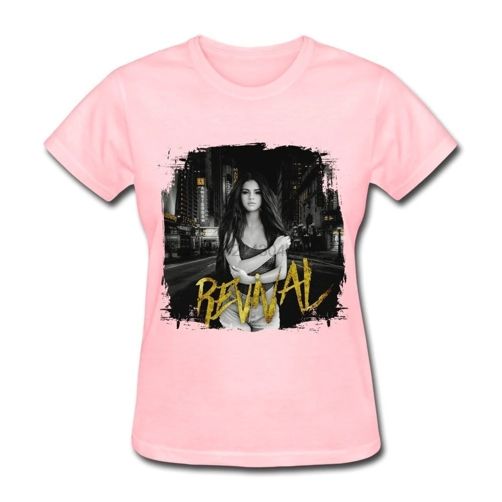 Женская футболка Selena Gomez Revival новый альбом женская | Мужская одежда