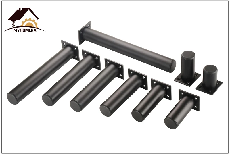 Myhomera 4Pcs/Set Furniture Feet Legs Adjustable Cabinet Sofa Leg 60/80/120/180/250mm Aluminum Cupboard Coffee Table Protec Foot