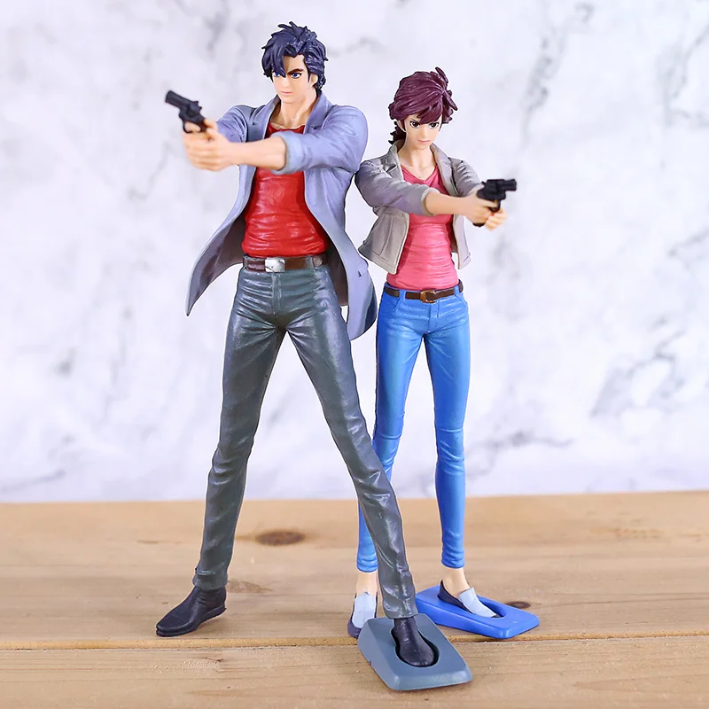 Banpresto Creator X City Hunter Saeba Ryo / Makimura Kaori ПВХ фигурка Коллекционная модель
