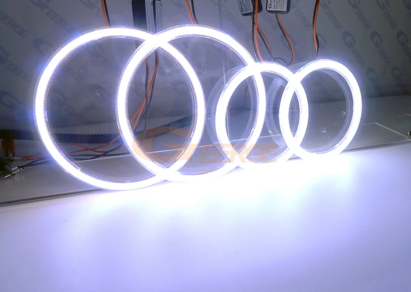 Для Land Rover Range L322 2002 2003 2004 2005 ксеноновые фары отличные ультра яркие COB led Ангельские