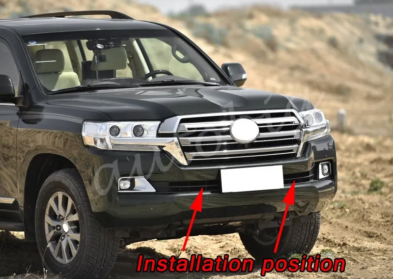 Решетка из нержавеющей стали для Toyota Land Cruiser LC200 2016 2019 J200 аксессуары бампера|grill