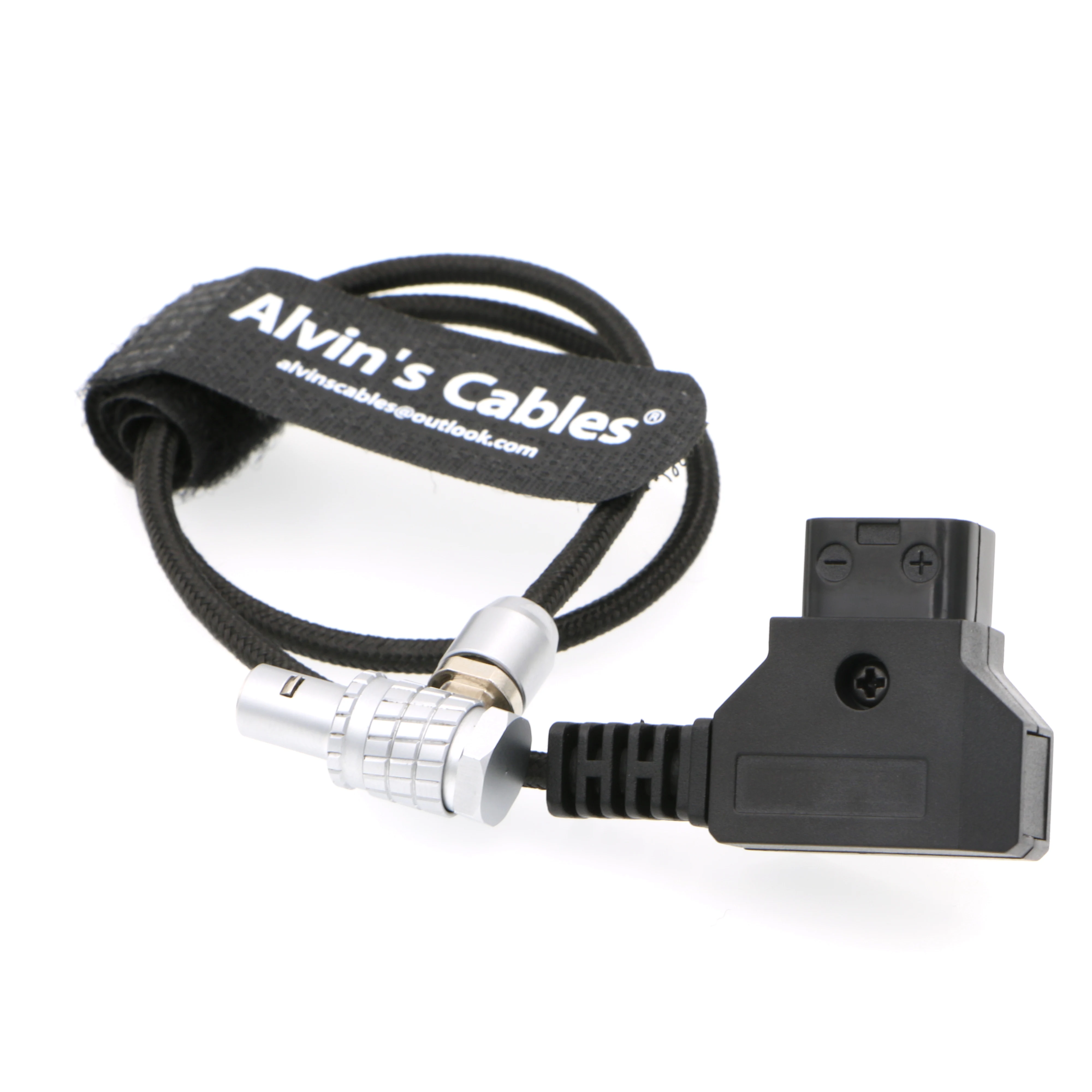 Alvin's Cables Z CAM E2 Camera Right Angle Power Cable Flexible 90 Degrees 4 Pin to D Tap