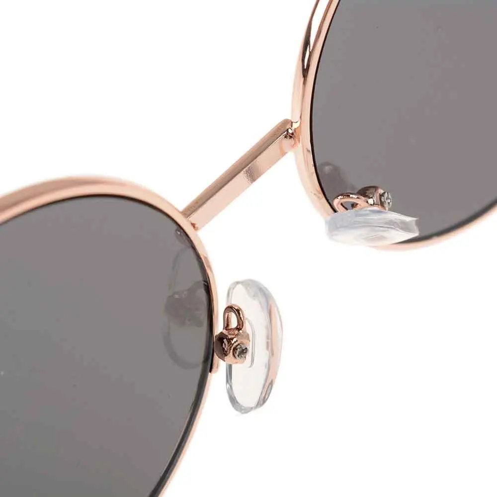 New Baby Fashion Anti-sun Sunglasses Retro Round Metal Frame Children Glasses Girls Boys Wild British Style Eye Aceessories